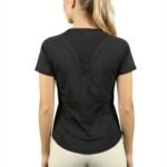 Flexx Texx Womens T-shirt-Black — THUGFIT Activewear UAE