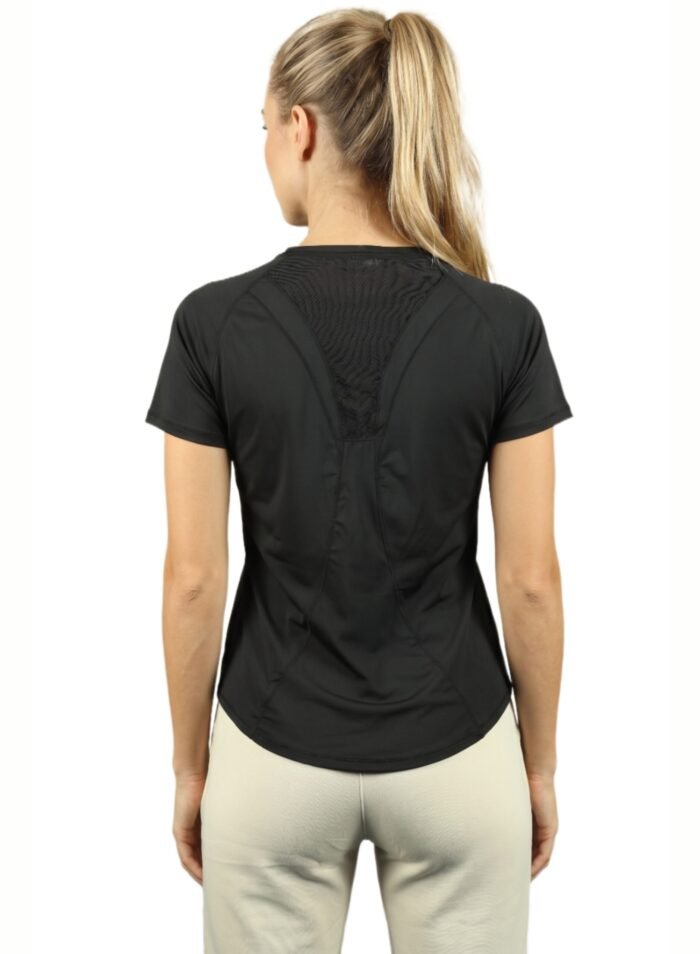 Flexx Texx Womens T-shirt-Black — THUGFIT Activewear UAE