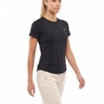 Flexx Texx Womens T-shirt-Black — THUGFIT Activewear UAE