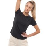 Flexx Texx Womens T-shirt-Black — THUGFIT Activewear UAE