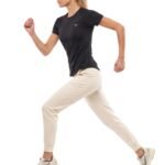 Flexx Texx Womens T-shirt-Black — THUGFIT Activewear UAE