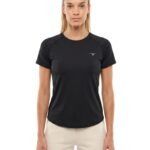 Flexx Texx Womens T-shirt-Black — THUGFIT Activewear UAE