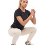 Flexx Texx Womens T-shirt-Black — THUGFIT Activewear UAE