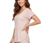 LeapSweep Womens T-Shirt-Pink — THUGFIT Activewear UAE