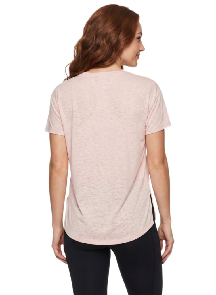 LeapSweep Womens T-Shirt-Pink — THUGFIT Activewear UAE