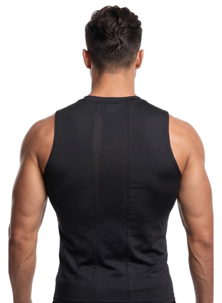 LiftRift Sleeveless Mens T-Shirt-Black — THUGFIT Activewear UAE