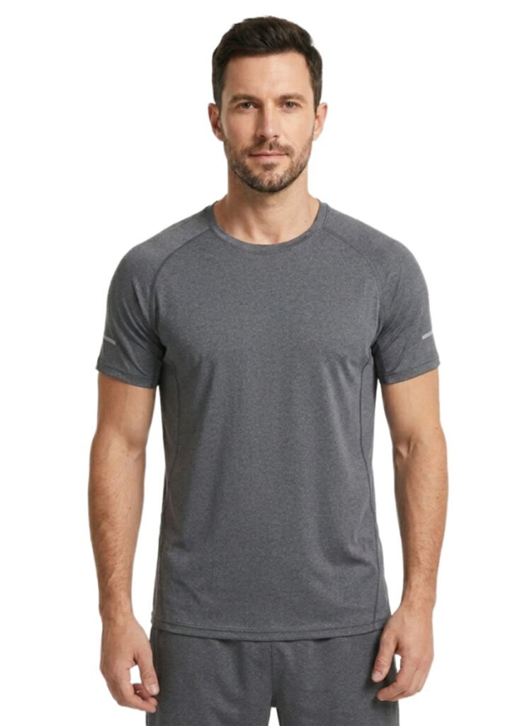 EndurX Mens T-Shirt-Grey — THUGFIT Activewear UAE