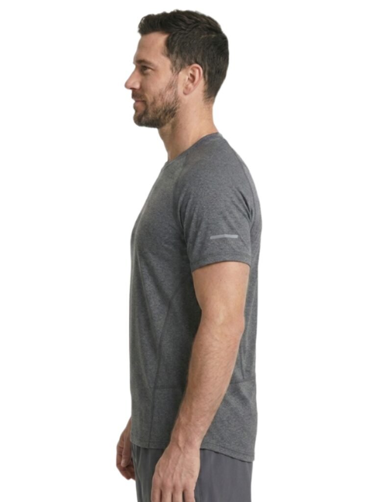 EndurX Mens T-Shirt-Grey — THUGFIT Activewear UAE