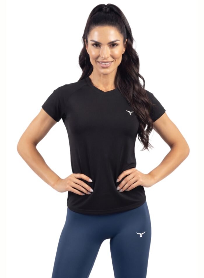 Antares Tee - Womens T-Shirt-Black — THUGFIT Activewear UAE