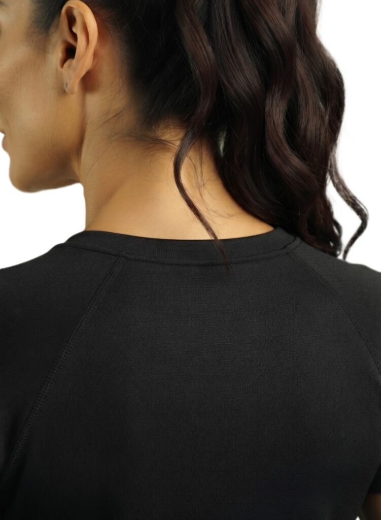 Antares Tee - Womens T-Shirt-Black — THUGFIT Activewear UAE