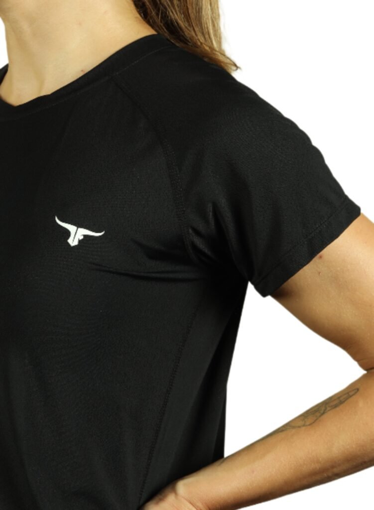 Antares Tee - Womens T-Shirt-Black — THUGFIT Activewear UAE