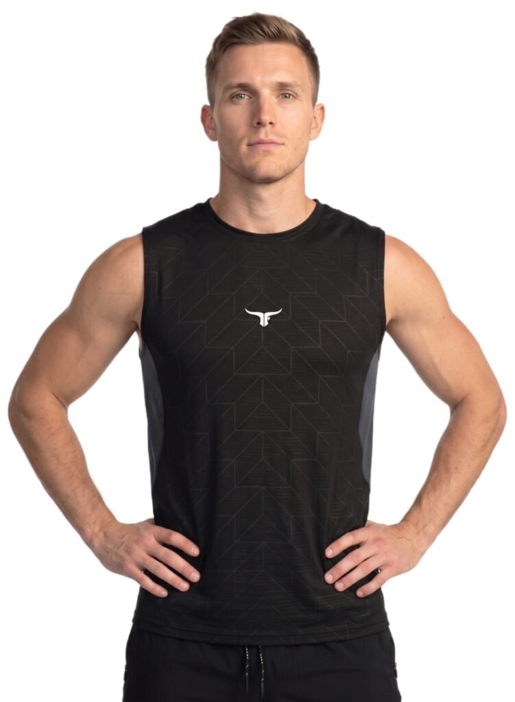 VitalVenture Athletic Men's Tank Top-Black — THUGFIT Activewear UAE