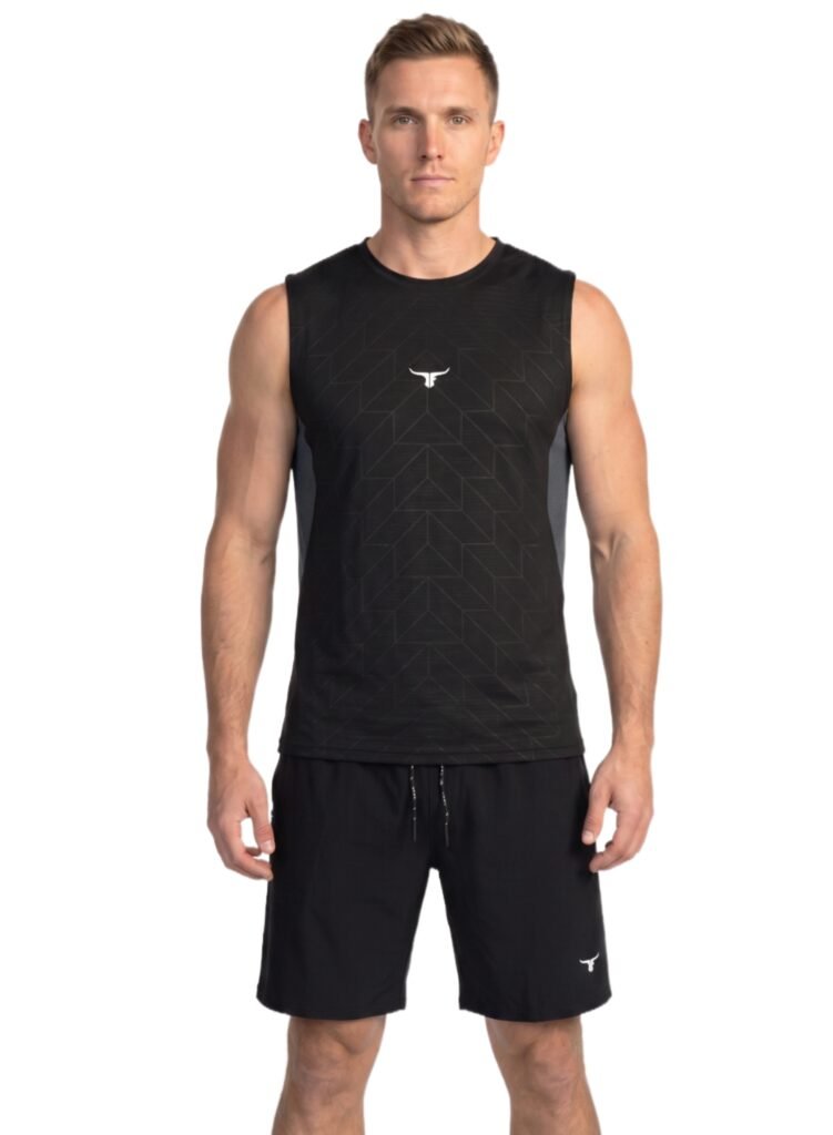 VitalVenture Athletic Men's Tank Top-Black — THUGFIT Activewear UAE