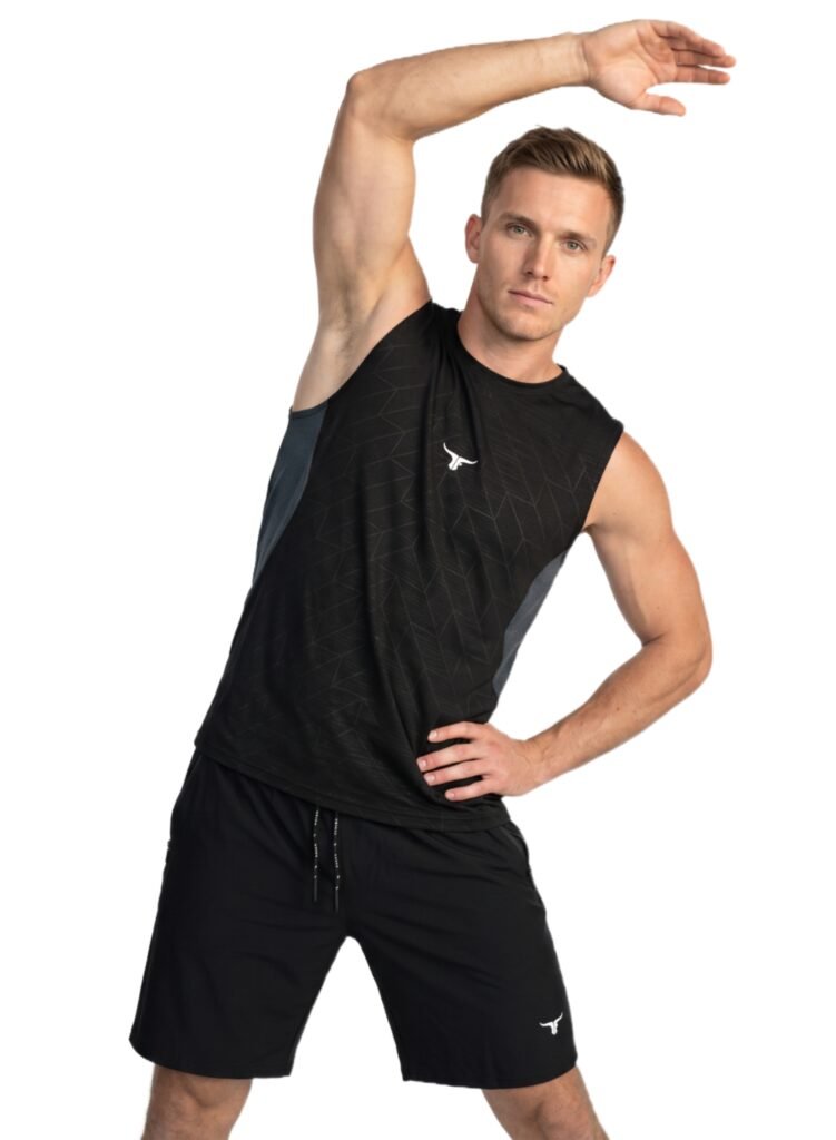 VitalVenture Athletic Men's Tank Top-Black — THUGFIT Activewear UAE
