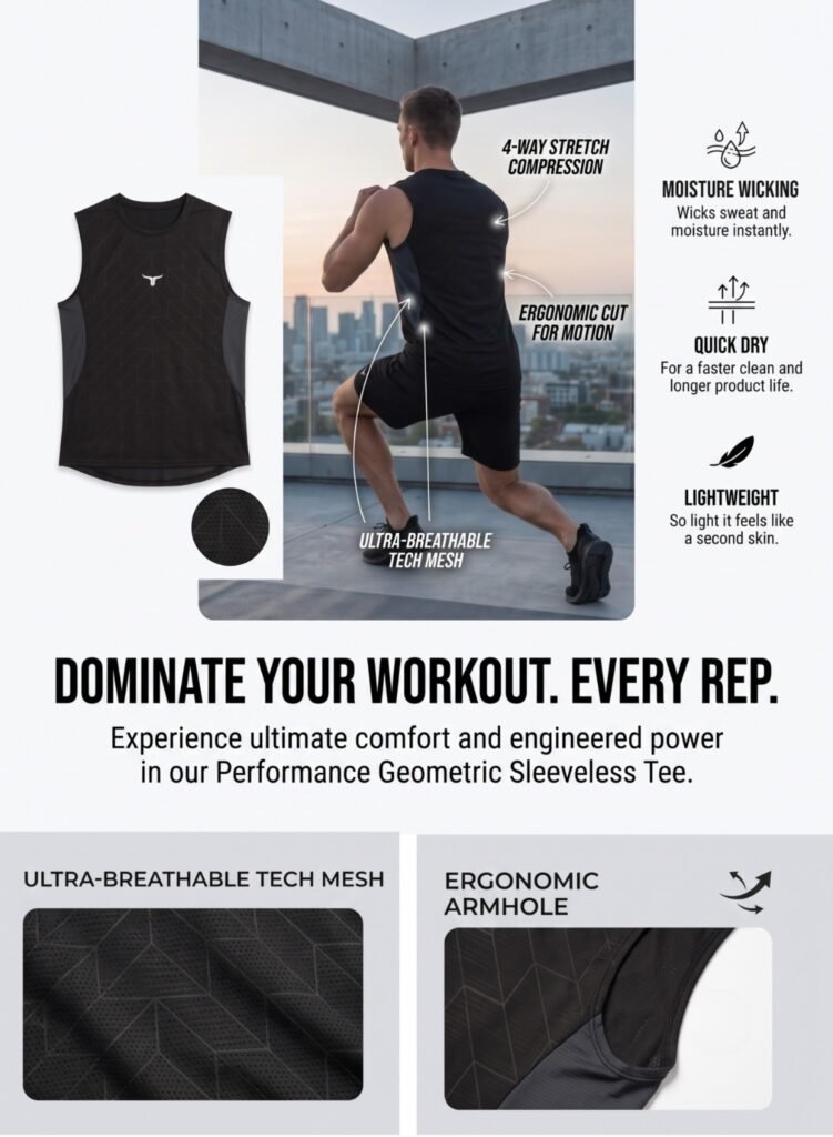 VitalVenture Athletic Men's Tank Top-Black — THUGFIT Activewear UAE