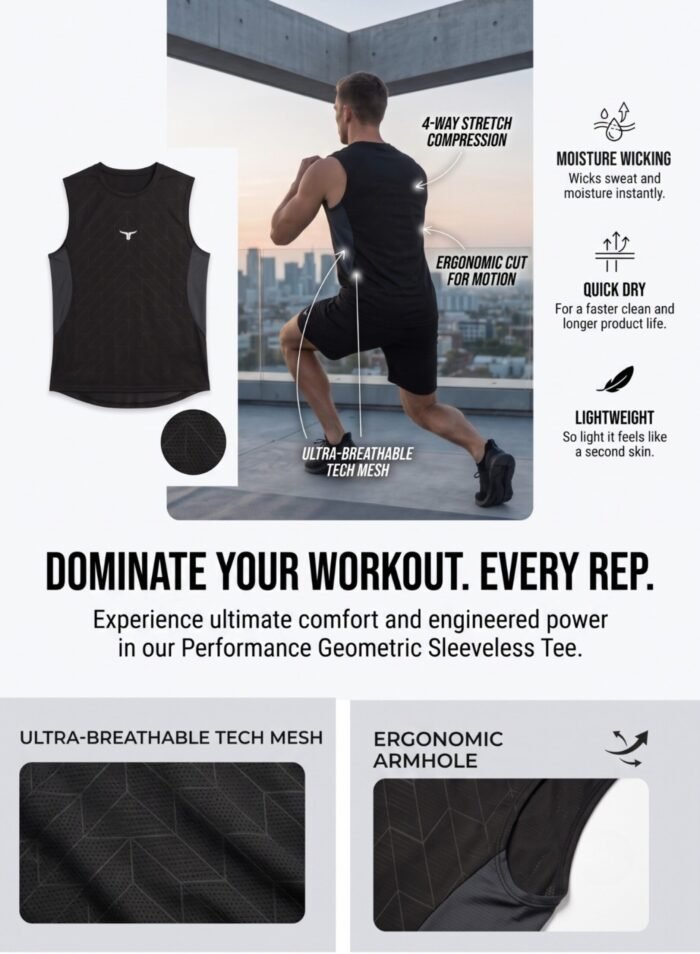 VitalVenture Athletic Men's Tank Top-Black — THUGFIT Activewear UAE