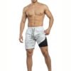 SprintHint 2-in-1 White Camo Shorts-CamoWhite — THUGFIT Activewear UAE