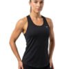 FlowMotion Sleeveless Fitness Vest-Black — THUGFIT Activewear UAE