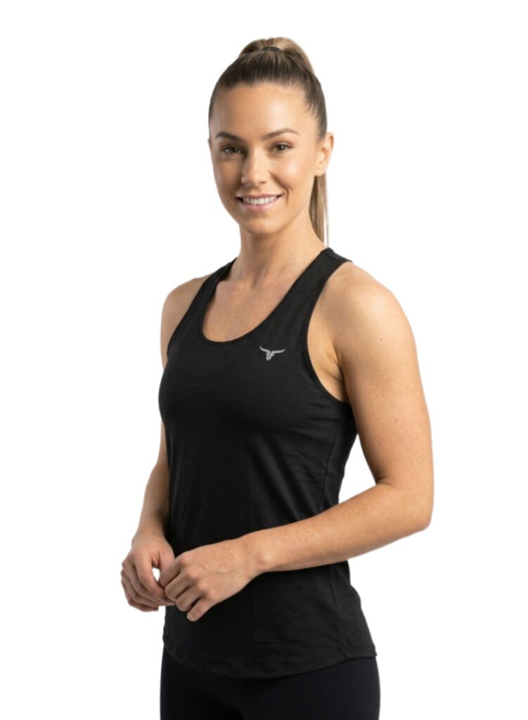 FlowMotion Sleeveless Fitness Vest-Black — THUGFIT Activewear UAE