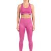 SpinFit High Waist Hollow Leggings-Rose Red — THUGFIT Activewear UAE