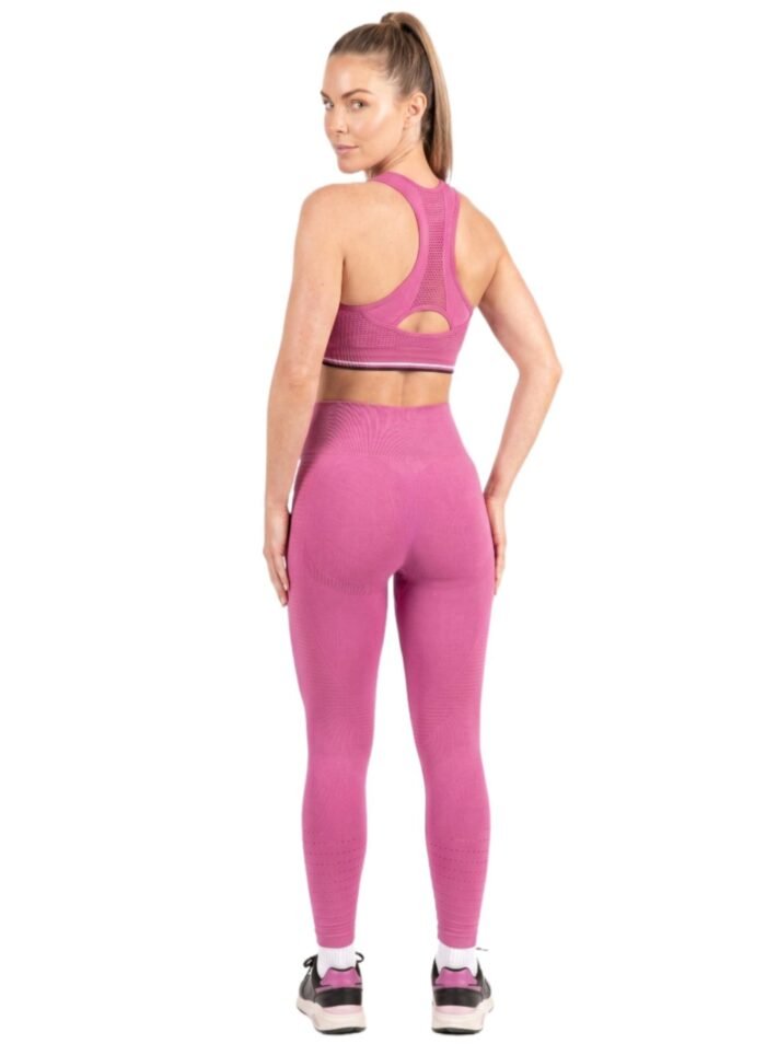 SpinFit High Waist Hollow Leggings-Rose Red — THUGFIT Activewear UAE