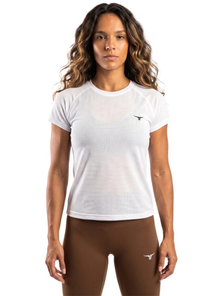 Antares Tee - Womens T-Shirt-White — THUGFIT Activewear UAE