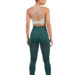 SpinFit High Waist Hollow Leggings-Green — THUGFIT Activewear UAE