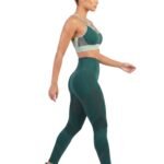 SpinFit High Waist Hollow Leggings-Green — THUGFIT Activewear UAE