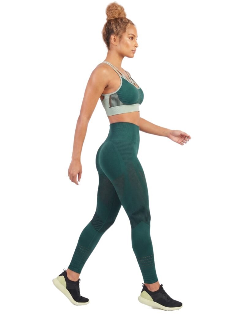 SpinFit High Waist Hollow Leggings-Green — THUGFIT Activewear UAE