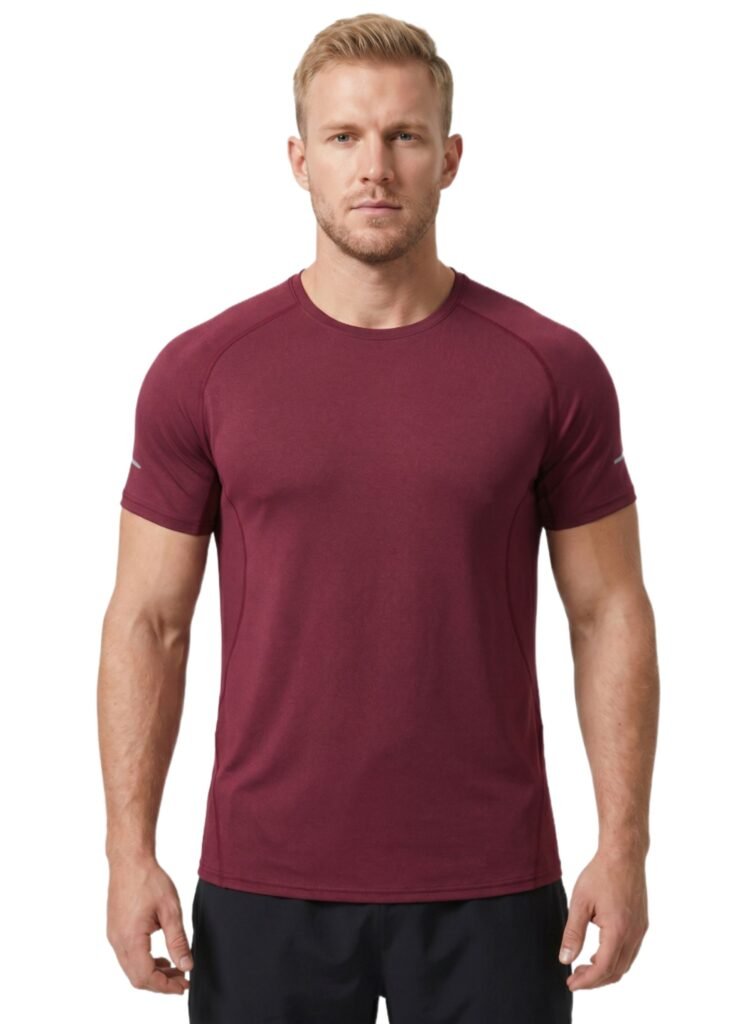 EndurX Mens T-Shirt-Red — THUGFIT Activewear UAE