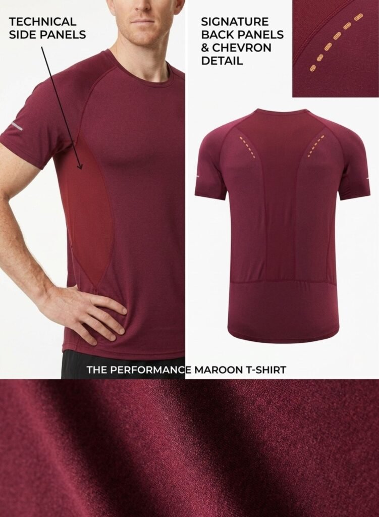 EndurX Mens T-Shirt-Red — THUGFIT Activewear UAE