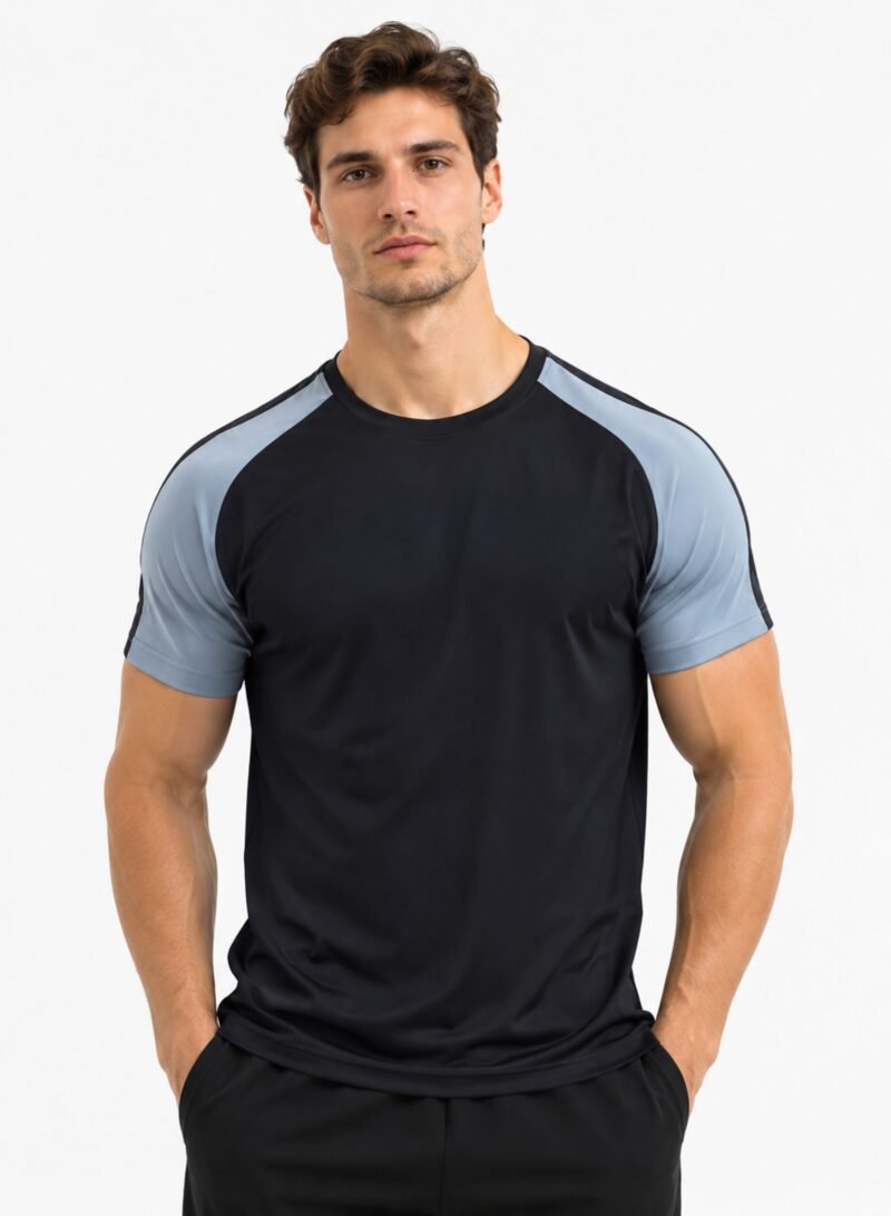 Downtown Tees Men's T-Shirt-Black Blue
