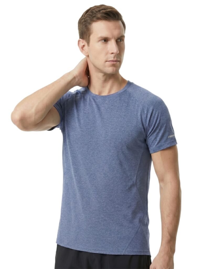 EndurX Mens T-Shirt-Purple — THUGFIT Activewear UAE