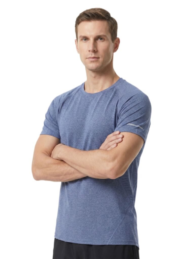 EndurX Mens T-Shirt-Purple — THUGFIT Activewear UAE