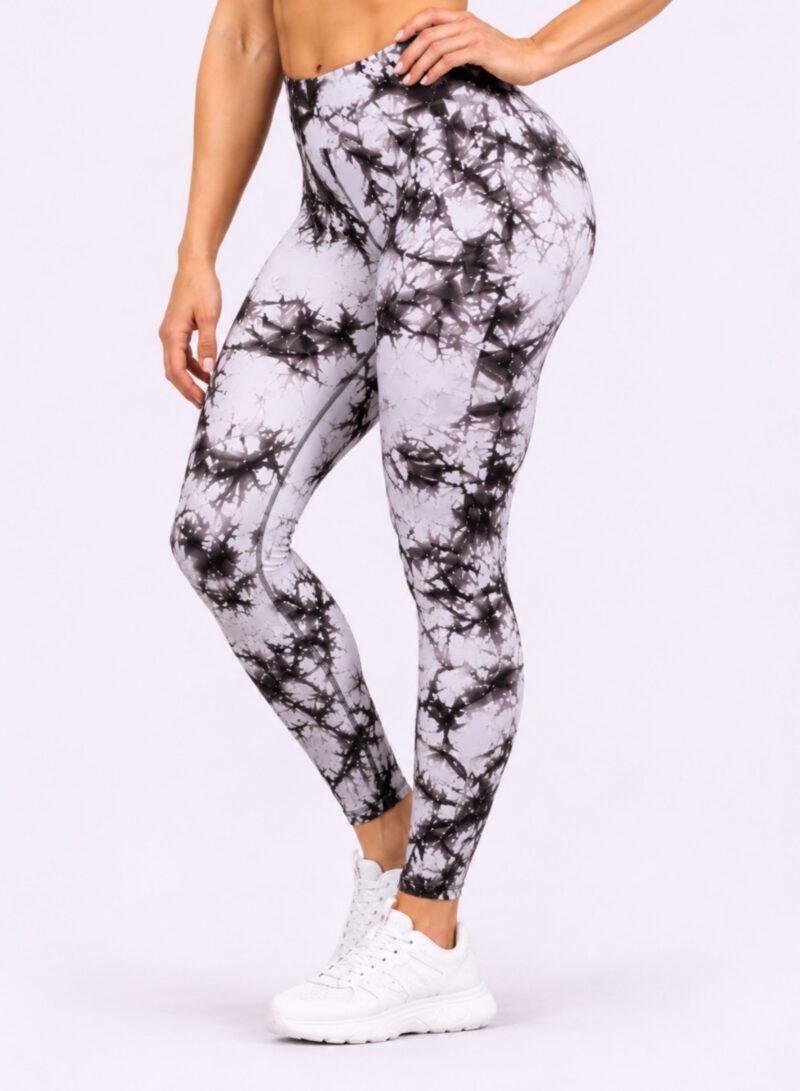 FunkyHues Performance-Stride Fitness Leggings-Grey