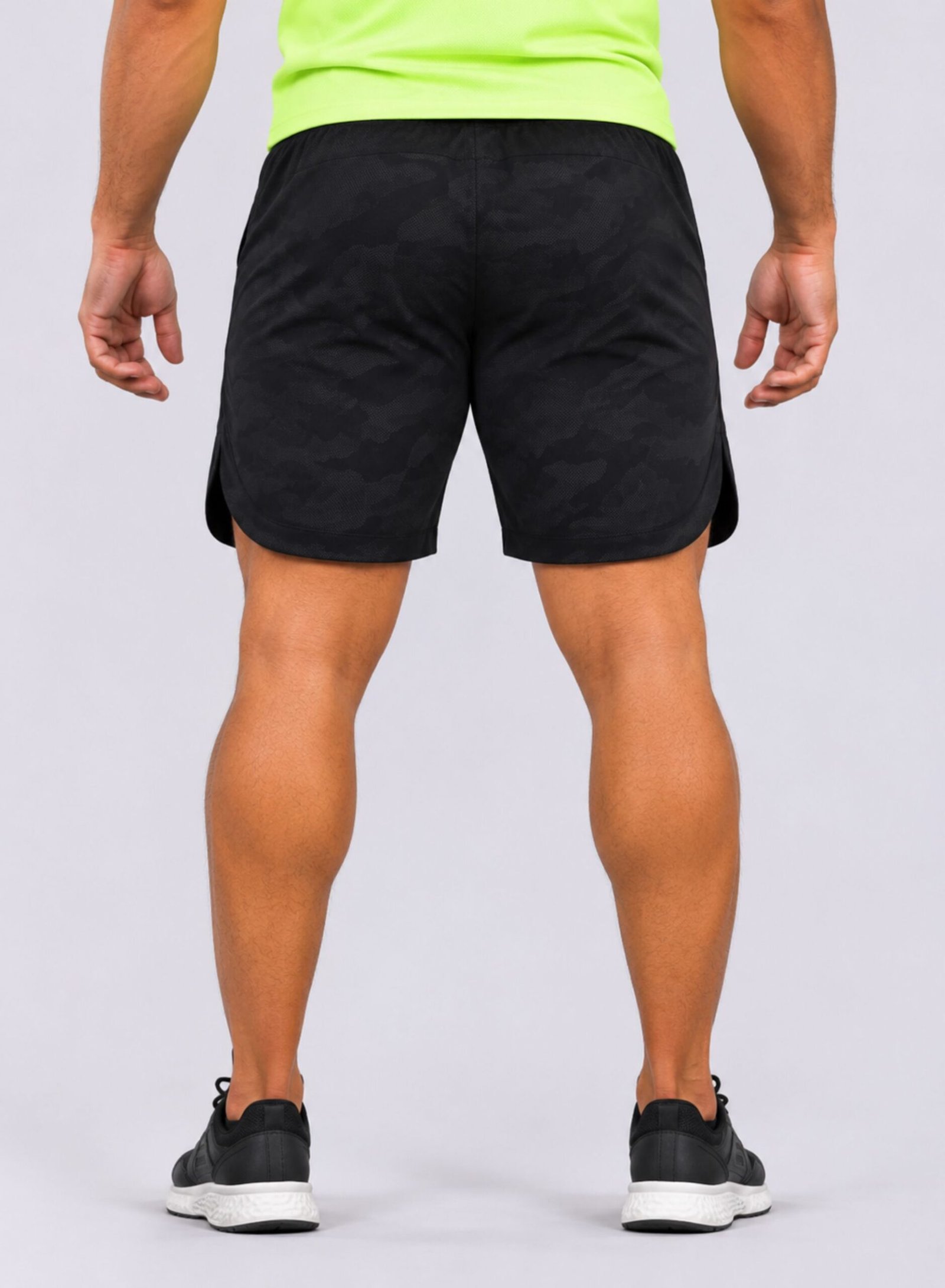 ProTech Activewear Men's Shorts-Black - Image 2