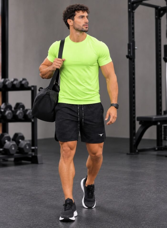 ProTech Activewear Men's Shorts-Black - Image 3
