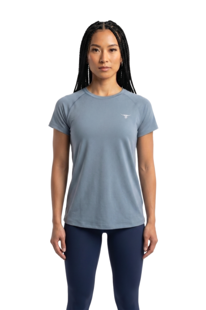 Antares Tee - Womens T-Shirt-Blue — THUGFIT Activewear UAE