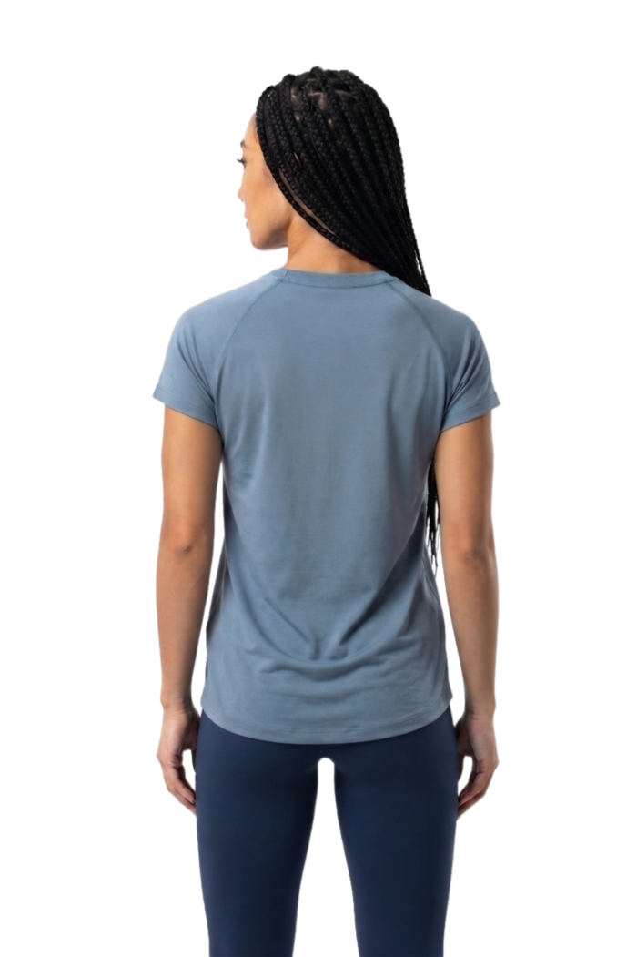 Antares Tee - Womens T-Shirt-Blue — THUGFIT Activewear UAE
