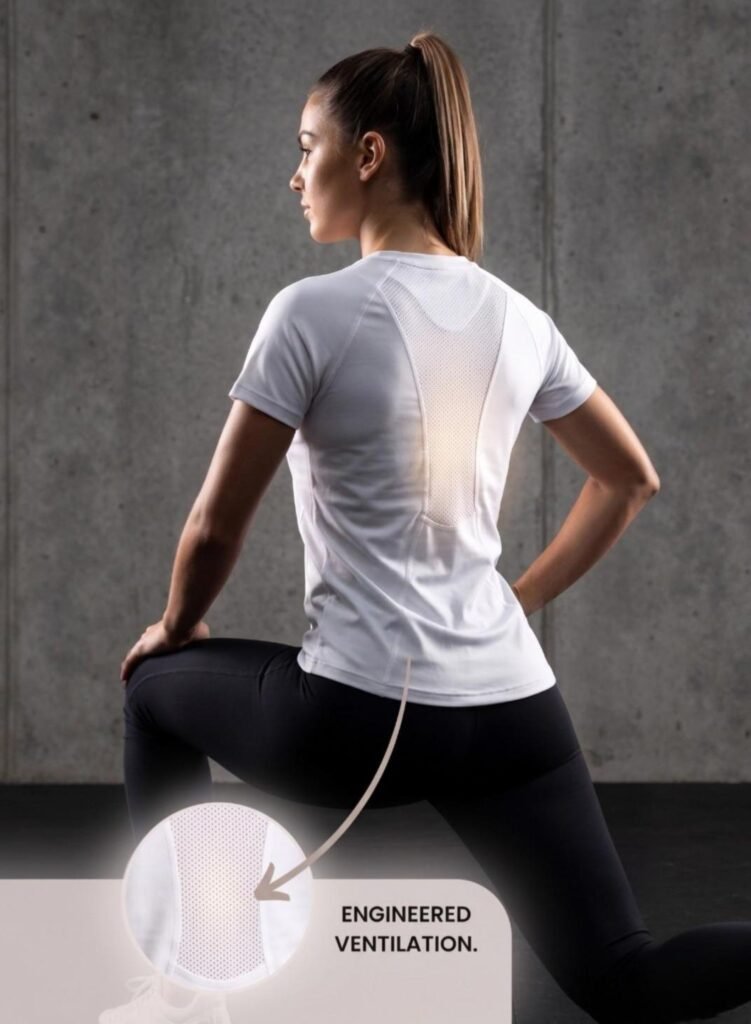 KittyHawk Womens T-Shirt-White — THUGFIT Activewear UAE