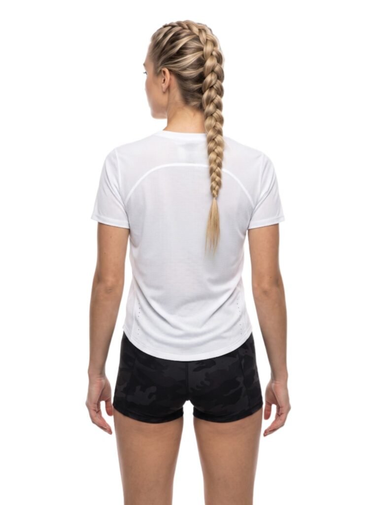 Whirlwind Womens T-shirt-White — THUGFIT Activewear UAE