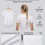 Whirlwind Womens T-shirt-White — THUGFIT Activewear UAE
