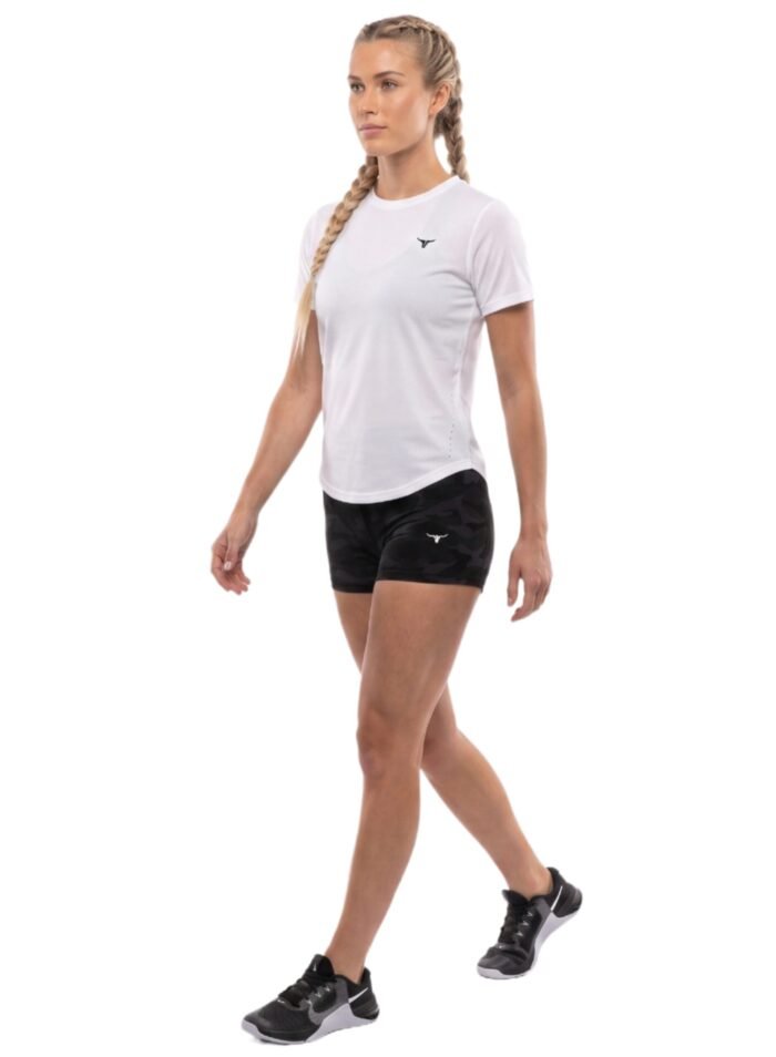 Whirlwind Womens T-shirt-White — THUGFIT Activewear UAE
