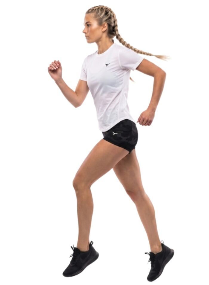 Whirlwind Womens T-shirt-White — THUGFIT Activewear UAE