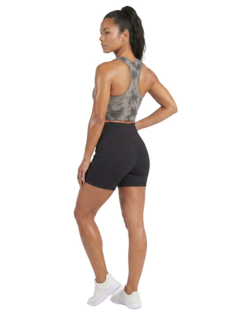 BraveBod Cross Waist V Cut Shorts-Black — THUGFIT Activewear UAE