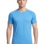 EndurX Mens T-Shirt-Sky Blue — THUGFIT Activewear UAE