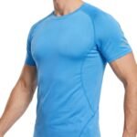 EndurX Mens T-Shirt-Sky Blue — THUGFIT Activewear UAE