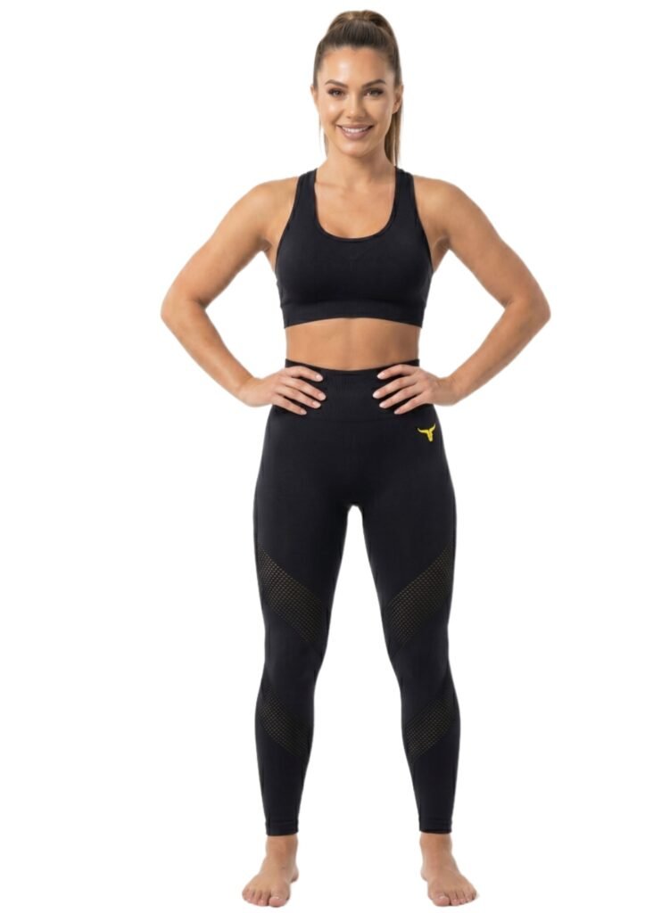SpinFit High Waist Leggings-Black — THUGFIT Activewear UAE