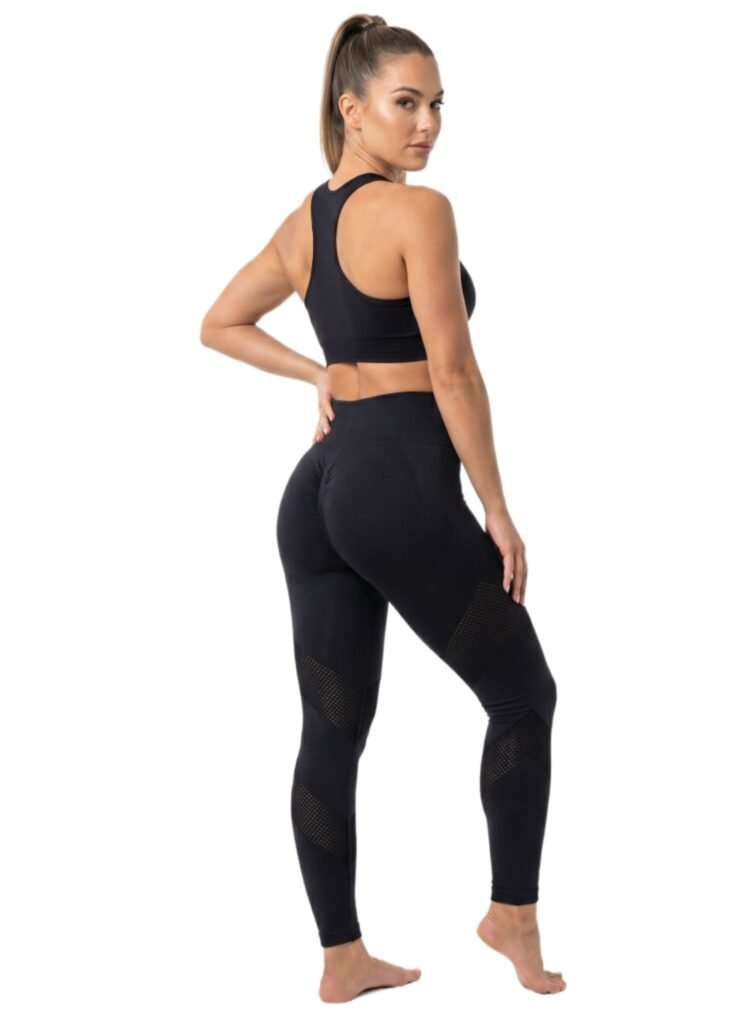 SpinFit High Waist Leggings-Black — THUGFIT Activewear UAE