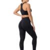 SpinFit High Waist Leggings-Black — THUGFIT Activewear UAE